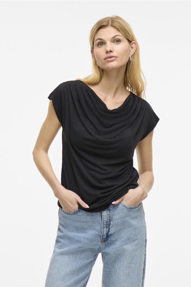 VIMODALA WATERFALL C/S TOP/PB 14107641 BLACK BEAUTY